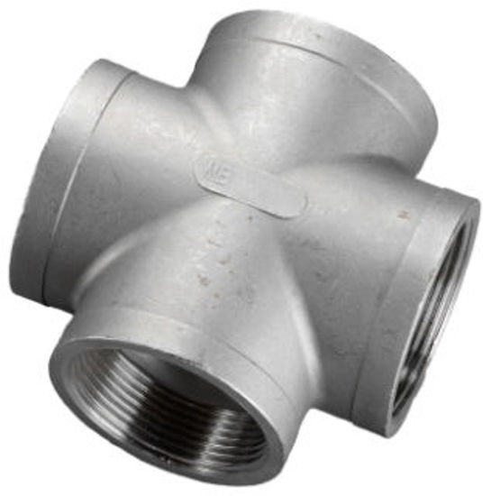 Picture of COUPLING CROSS 150# SS304 3" FPT